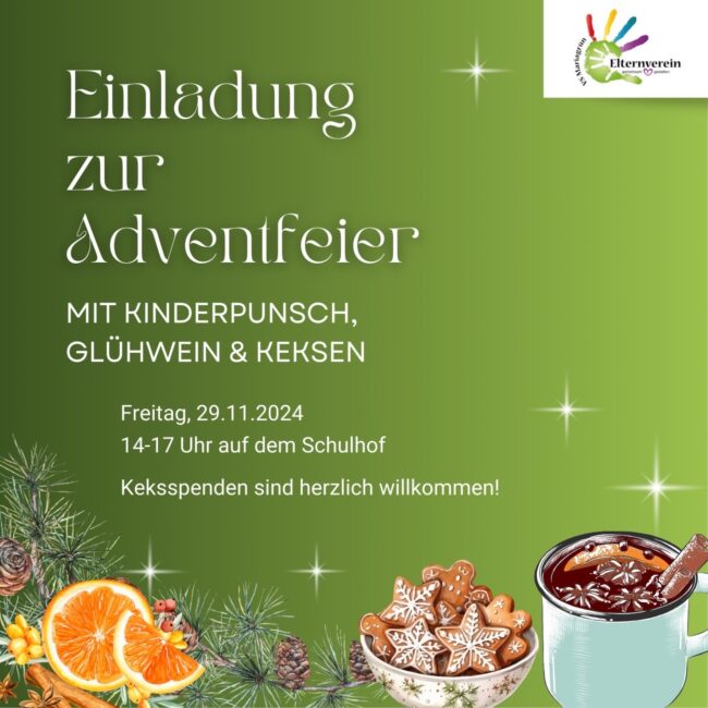 Adventfeier Einladung zur Adventfeier